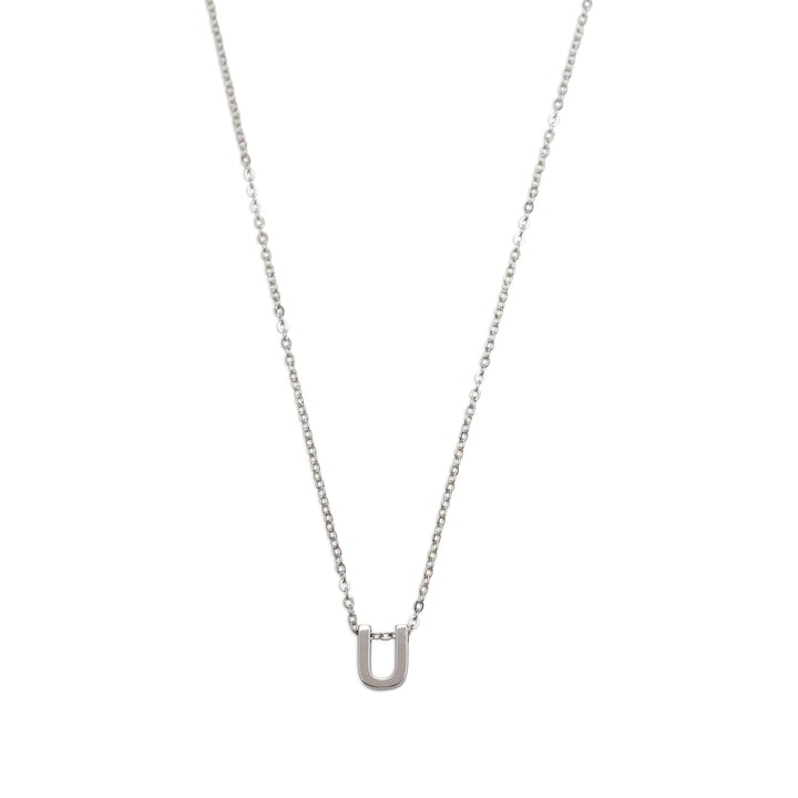Viola - Collier Lettre Acier Inoxydable Argenté