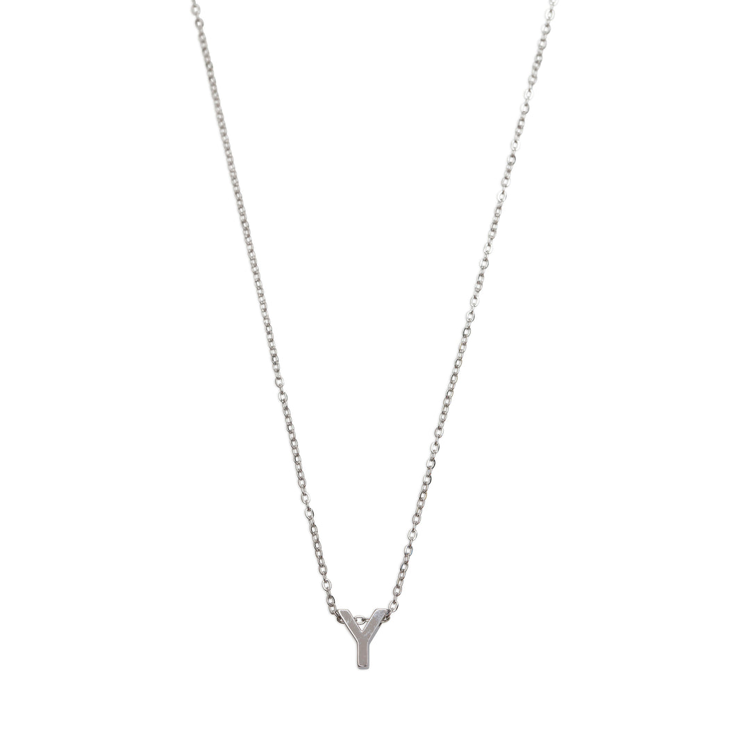 Viola - Collier Lettre Acier Inoxydable Argenté