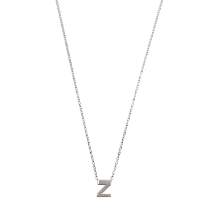 Viola - Collier Lettre Acier Inoxydable Argenté