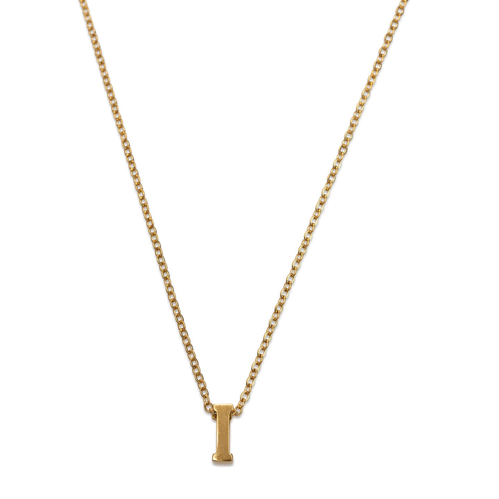 Viola - Letter Necklace Stainless Steel Gold