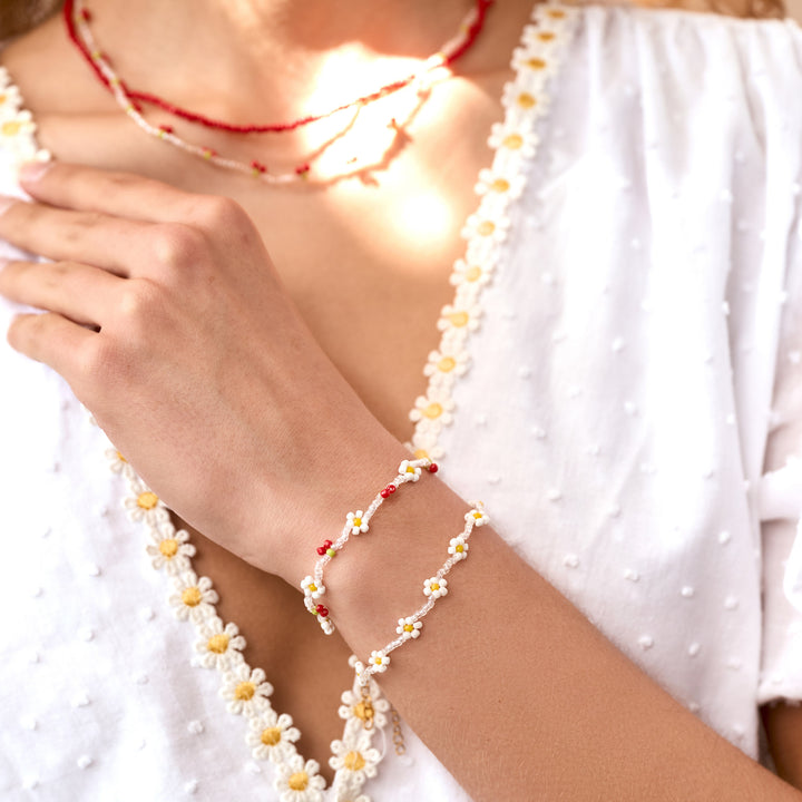 Lovis - Bracelet en cerise et fleurs Blead