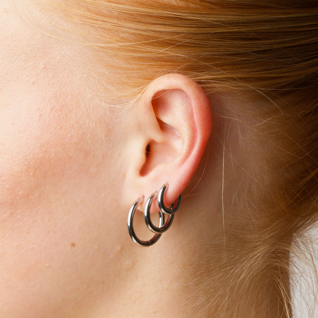 Hollie - Hoop Earrings 21mm Stainless Steel