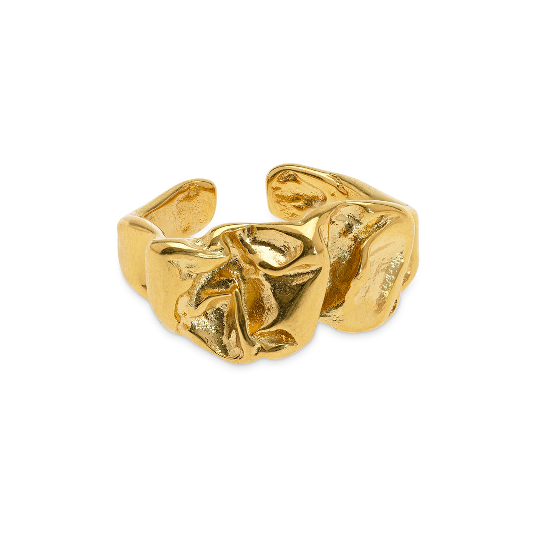 Siri - Chunky Bague Statement en acier inoxydable