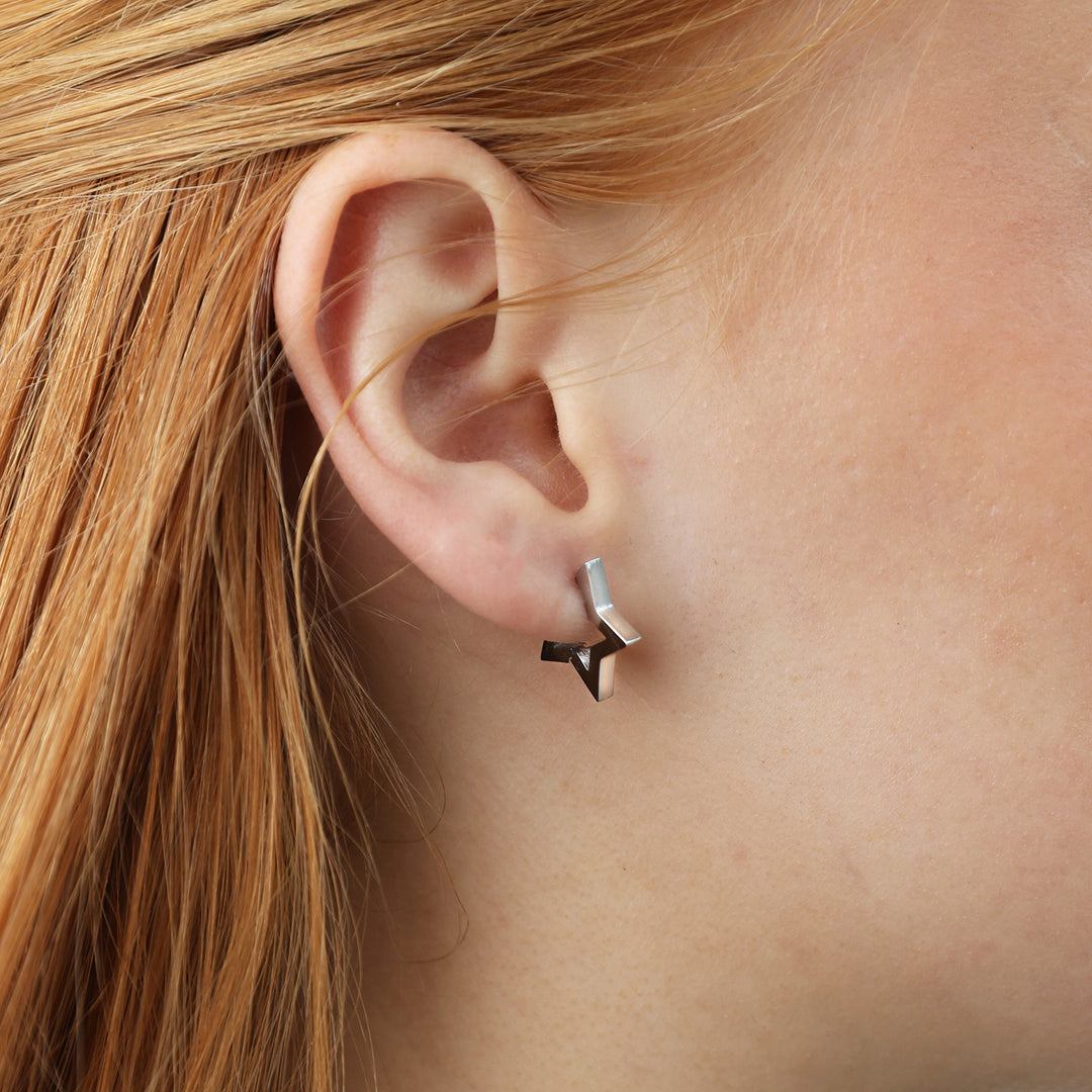 Vilda - Star Hoop Earrings Stainless Steel