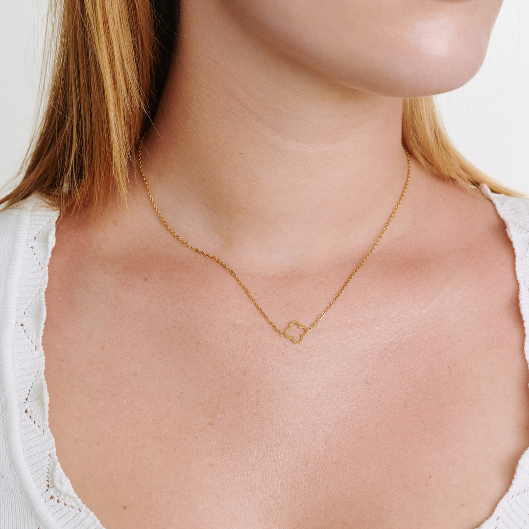 Tui - Collier Trèfle Acier Inoxydable