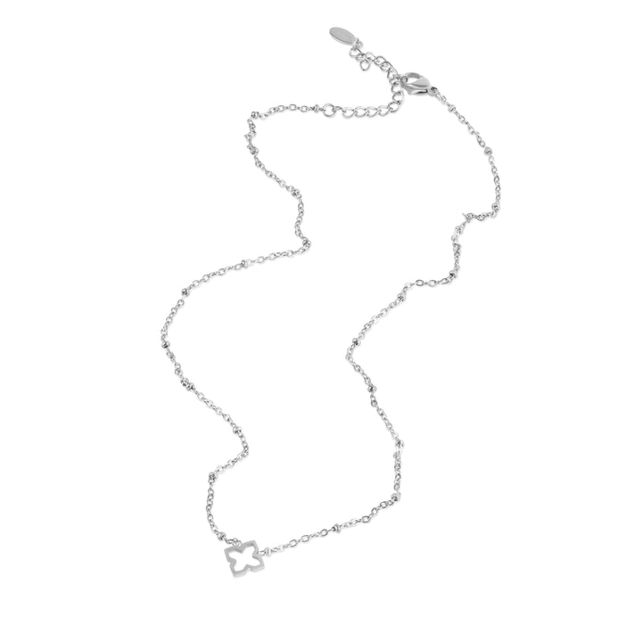 Elfrida - Collier Trèfle Acier Inoxydable