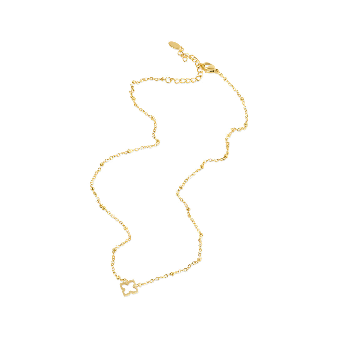 Elfrida - Collier Trèfle Acier Inoxydable