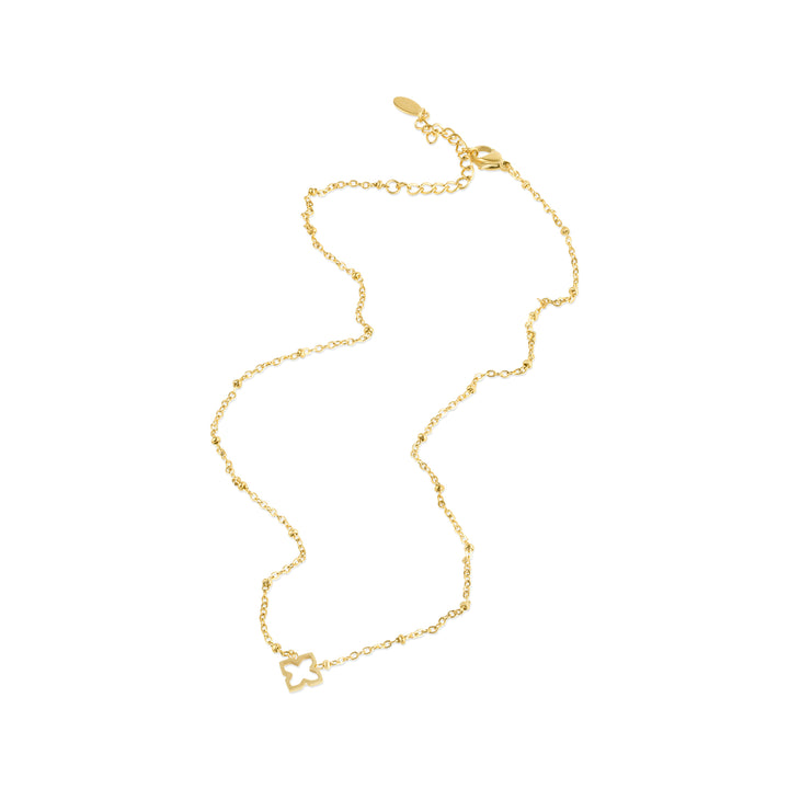 Elfrida - Collier Trèfle Acier Inoxydable