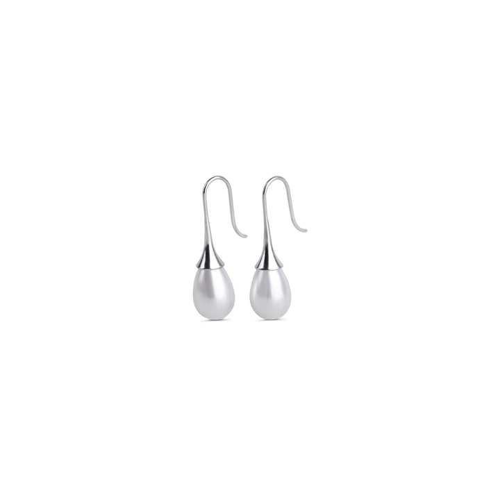 Janni - Boucles d'oreilles en perle en acier inoxydable