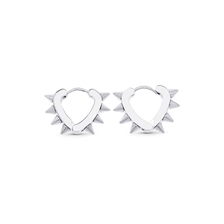 Nike - Boucles d'oreilles Spike Hoop en acier inoxydable