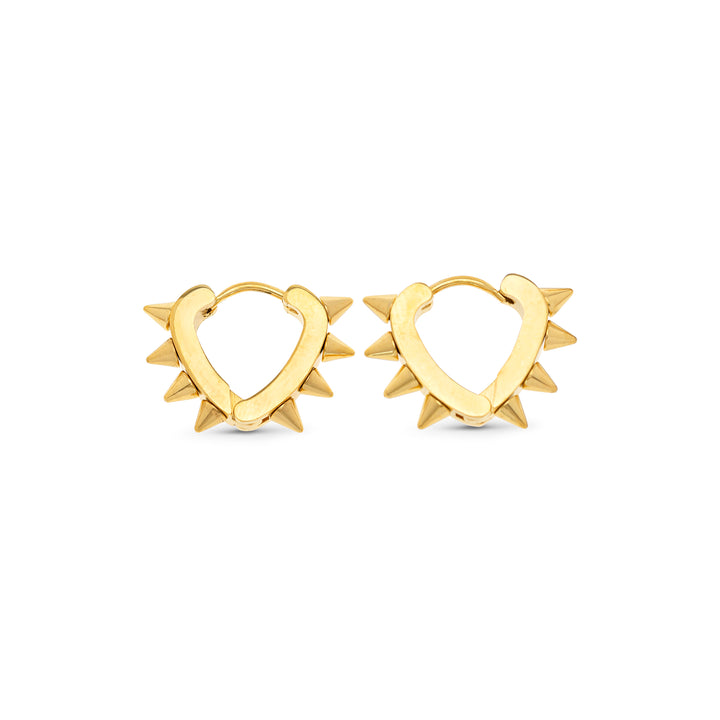 Nike - Boucles d'oreilles Spike Hoop en acier inoxydable