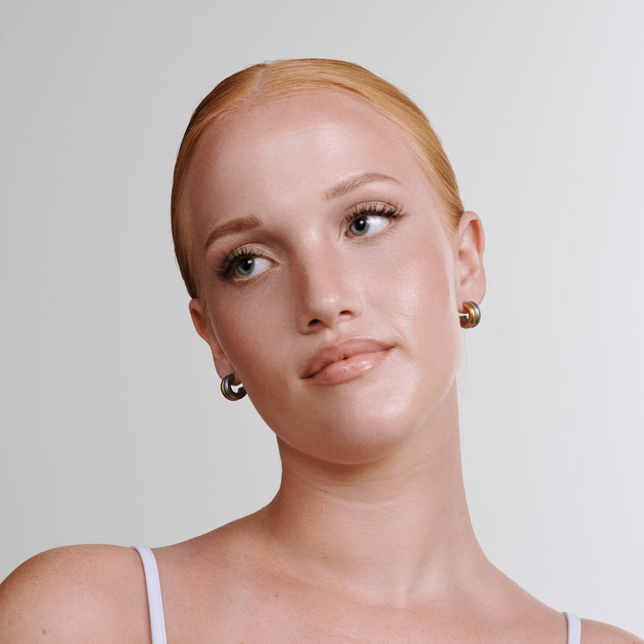 Vendela - Boucles d'oreilles duo clous en acier inoxydable