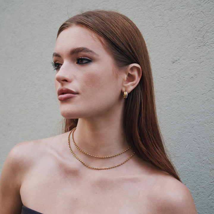 Vendela - Boucles d'oreilles duo clous en acier inoxydable