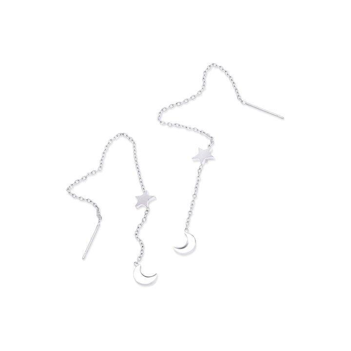 Unni - Boucles d'oreilles chaîne en acier inoxydable