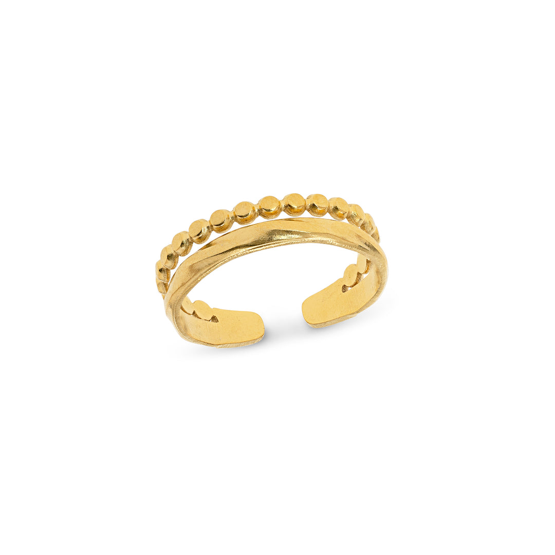 Polly - Bague Duo en acier inoxydable