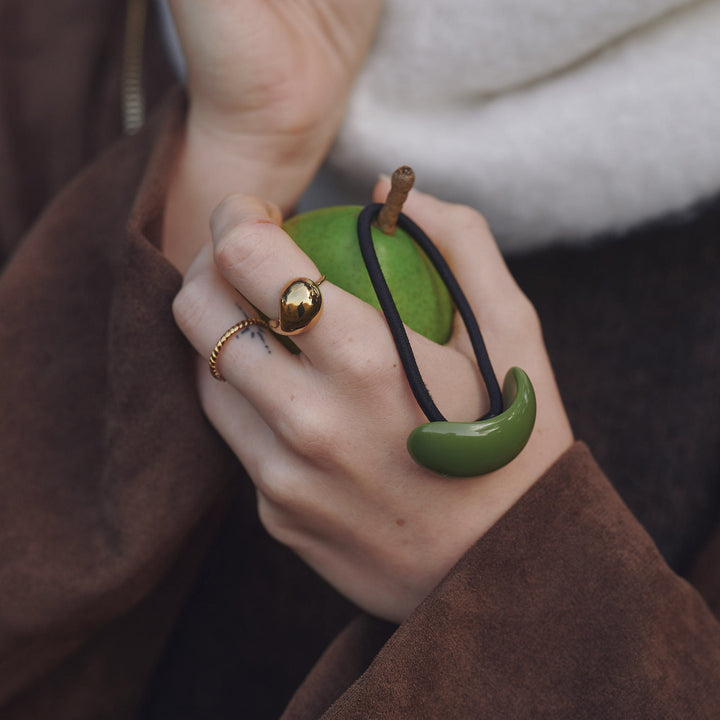 Farah - Bague Statement en acier inoxydable