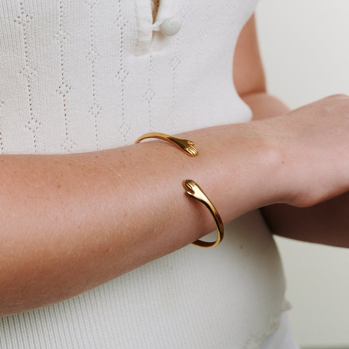 Kara - Bracelet d'amitié en acier inoxydable