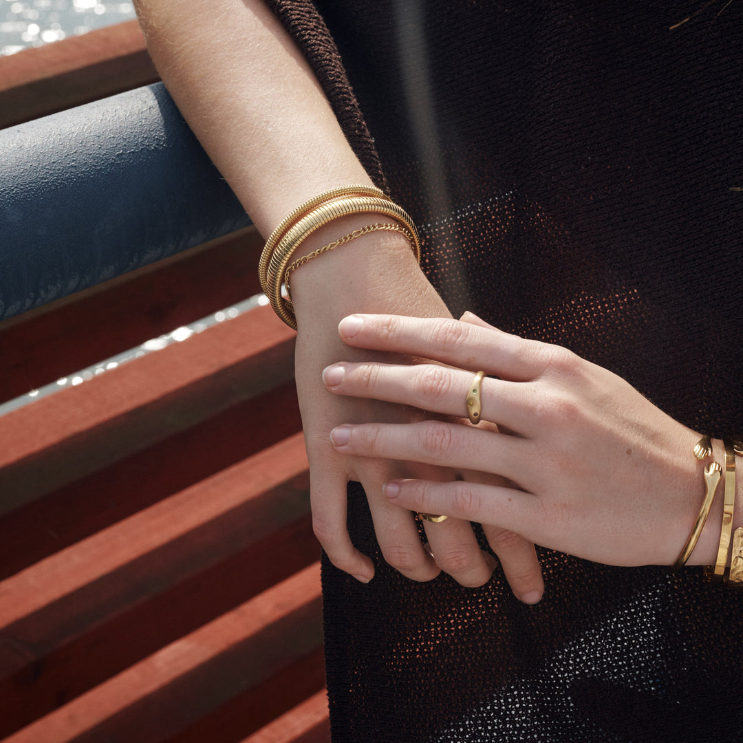 Kara - Bracelet d'amitié en acier inoxydable