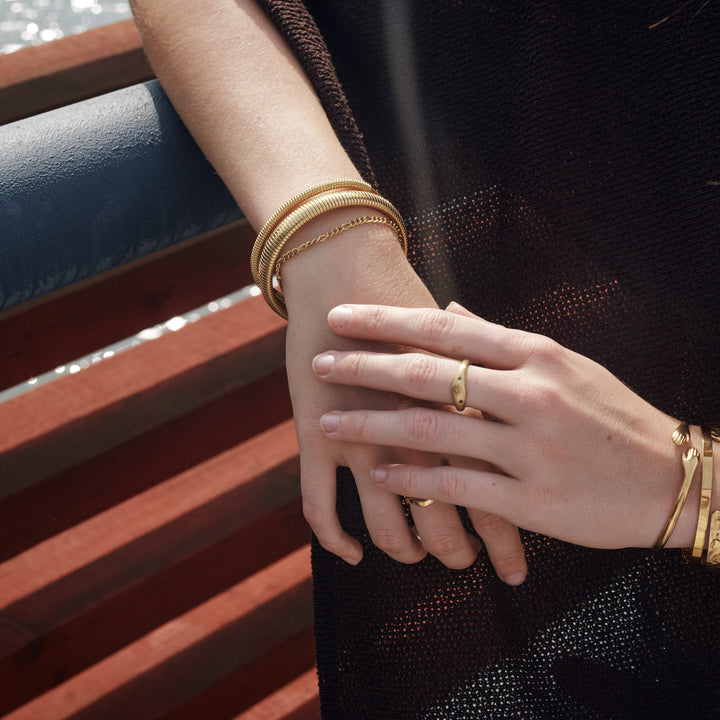 Kara - Bracelet d'amitié en acier inoxydable