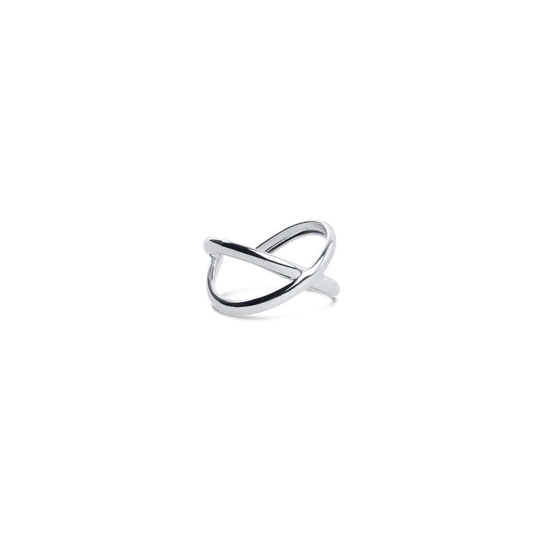 Mona - Bague Abstraite Acier Inoxydable