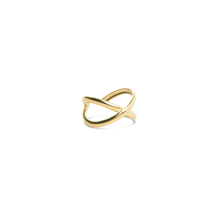 Mona - Bague Abstraite Acier Inoxydable