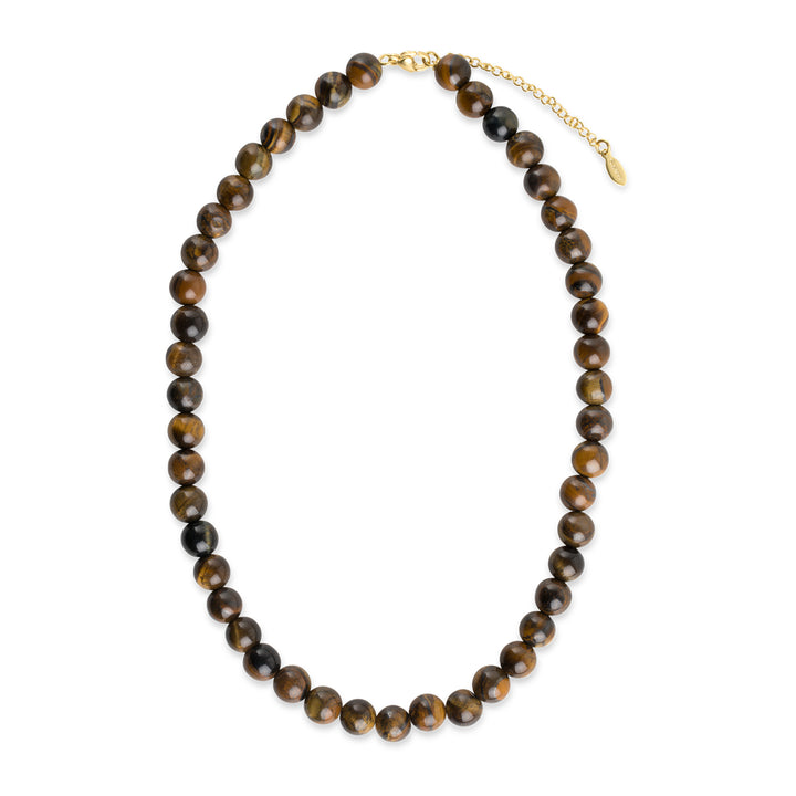 Birgit - Tiger Eye Necklace Stainless Steel