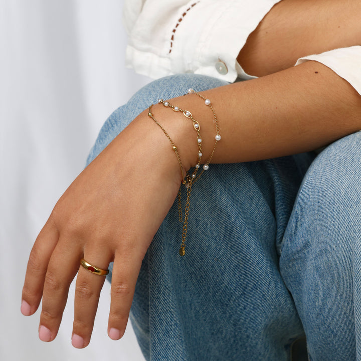 Odette - Bague Cœur en Acier Inoxydable