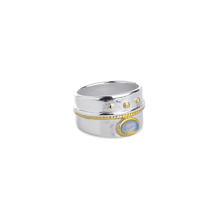 Isra - Bague Déclaration Bohème Acier Inoxydable