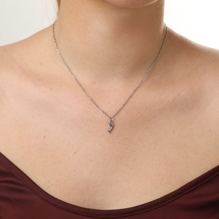 Eilora - Collier Dauphin en Acier Inoxydable