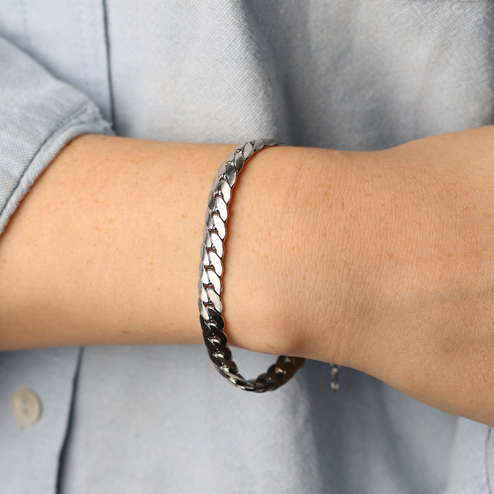 Cornelia - Bracelet chaîne en acier inoxydable