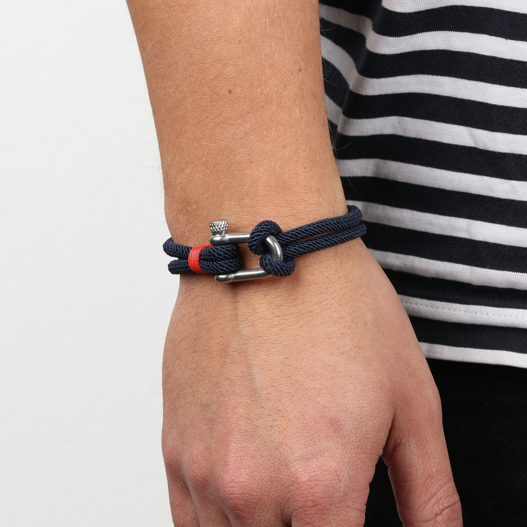 Adam - Rope Bracelet Stainless Steel