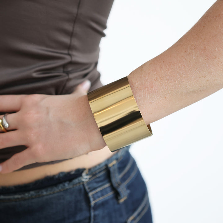 Connie - Bracelet Jonc Déclaration en Acier Inoxydable