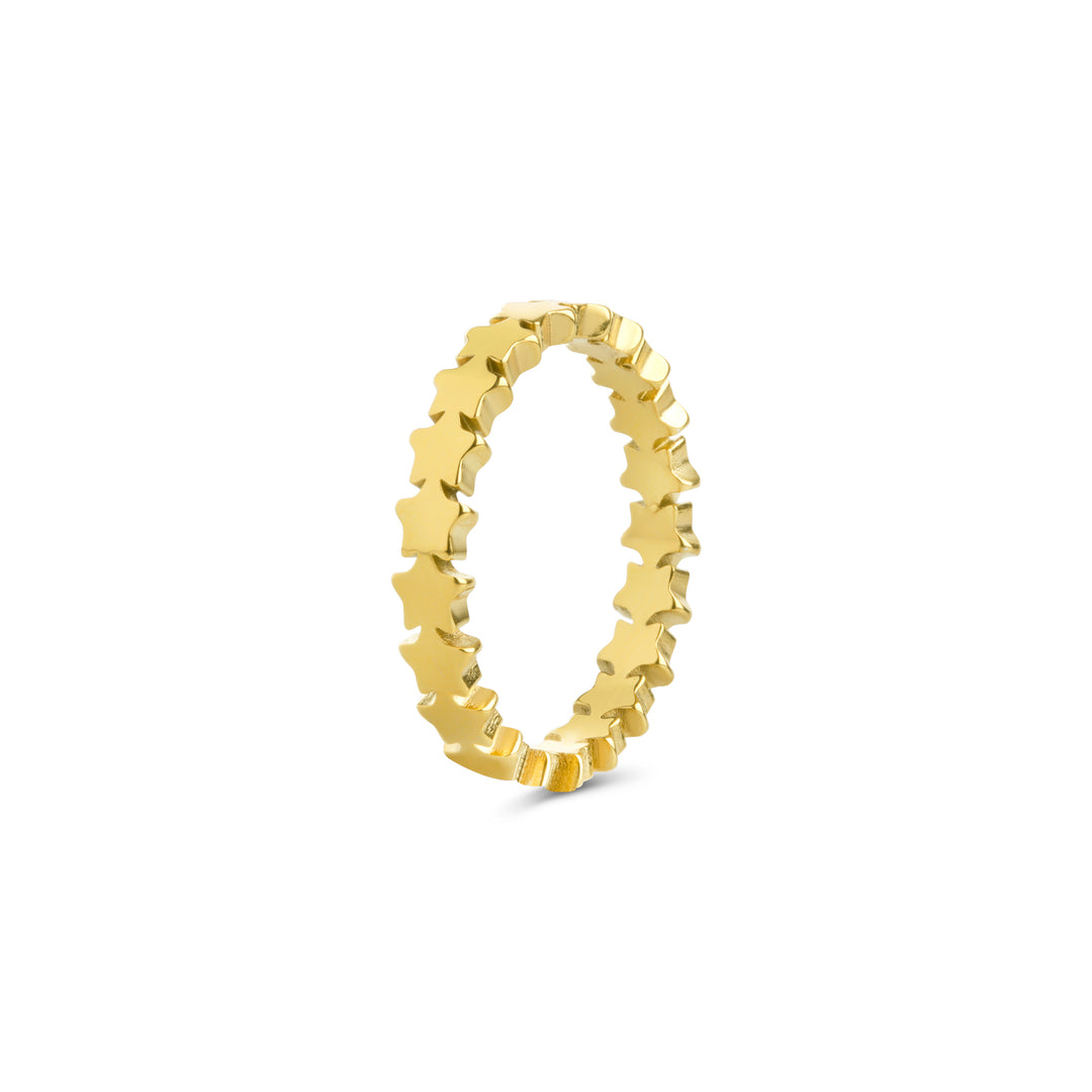 Jamila - Bague Étoile en Acier Inoxydable