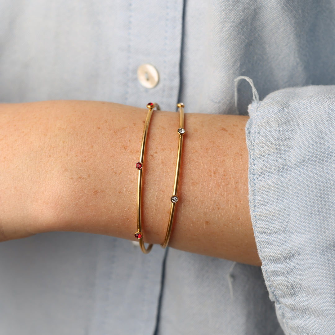 Ylva - Bracelet Jonc en Acier Inoxydable