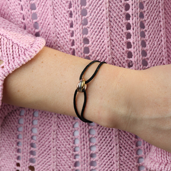 Leona - Bracelet en corde en acier inoxydable
