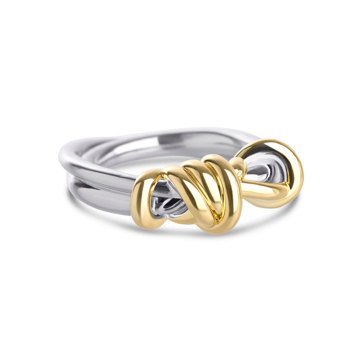 Kelly - Bague Nœud Acier Inoxydable