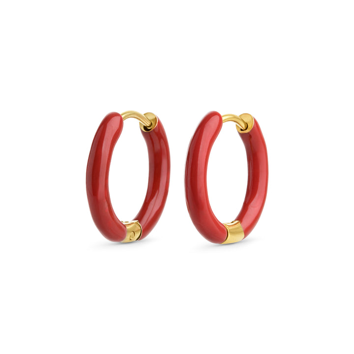Kaja - Huggie Hoop Earrings 17mm Stainless Steel