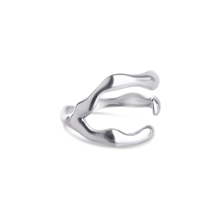 Clara - Claw Ring Stainless Steel Silver