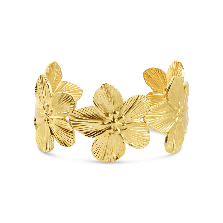 Alva - Bracelet Fleur en Acier Inoxydable