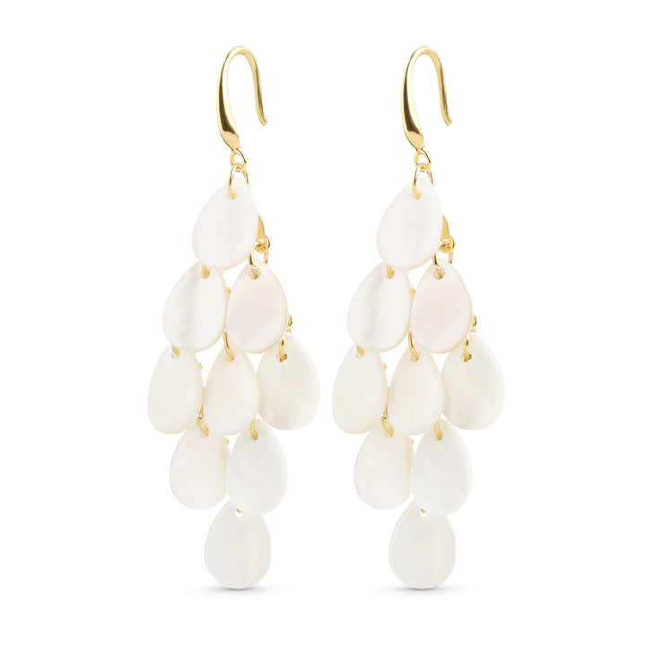 Candela - Boucles d'oreilles en forme de goutte coquillage