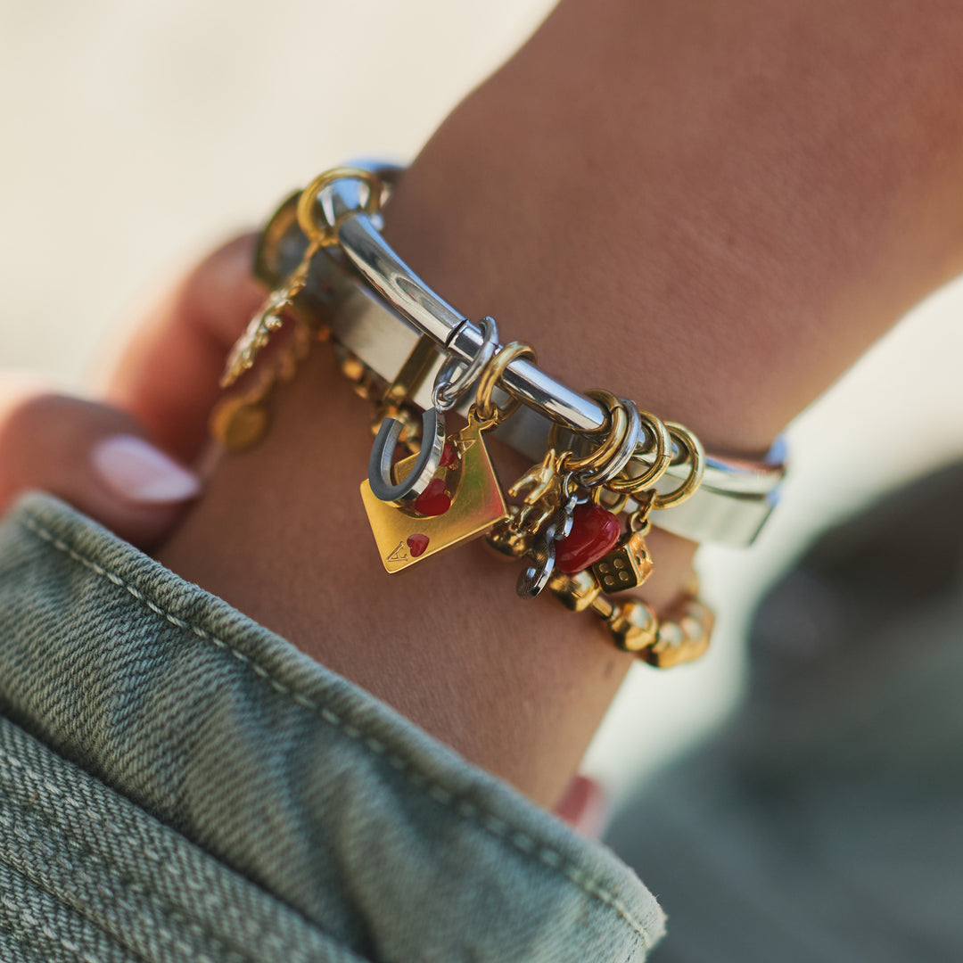 Roya - Dog Charm Stainless Steel
