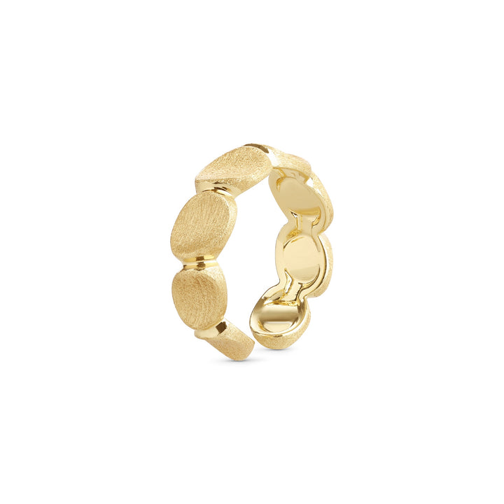 Gulli – bague organique en acier inoxydable, or | Timi of Sweden