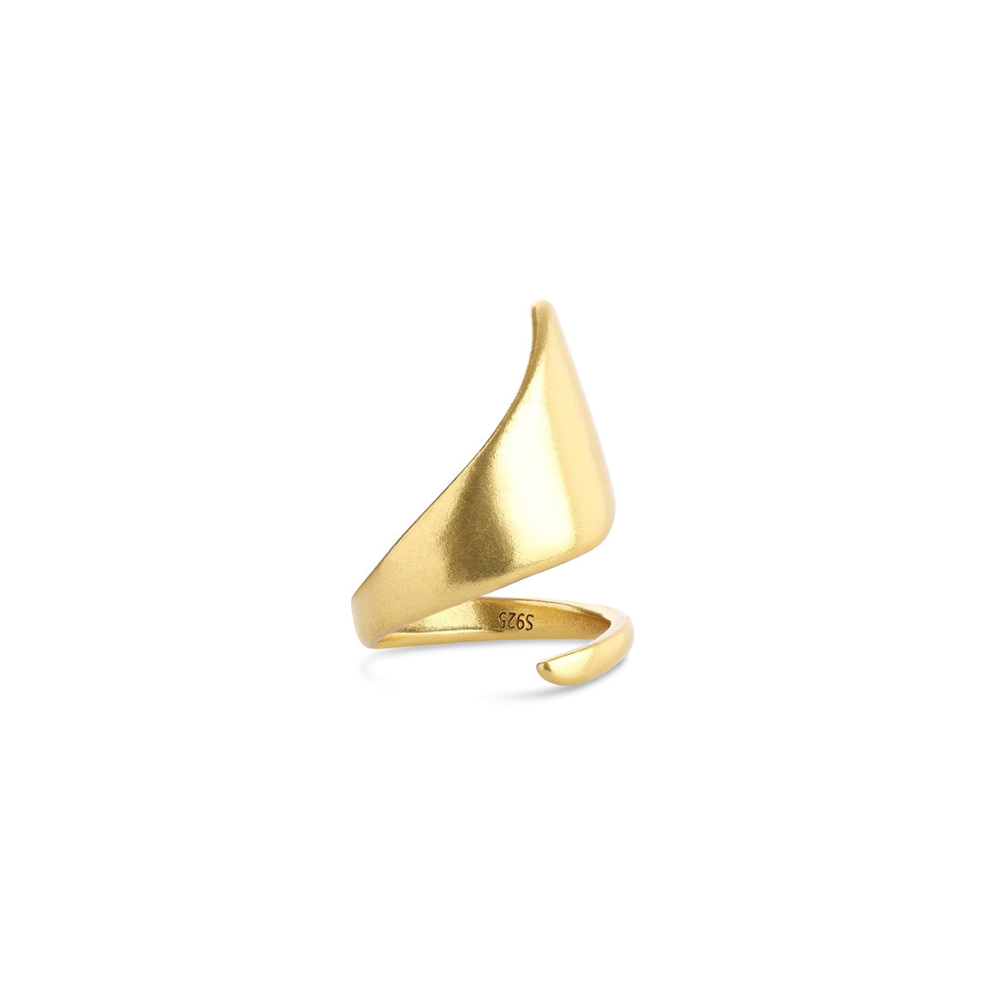 Ban - Bague enveloppante sculpturale