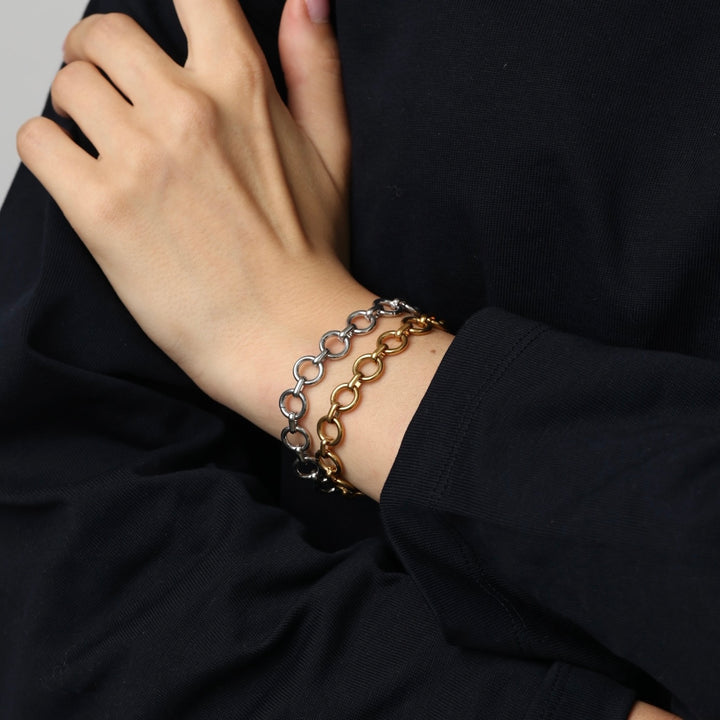 Lilo – chain bracelet in stainless steel, silver | Timi of Sweden