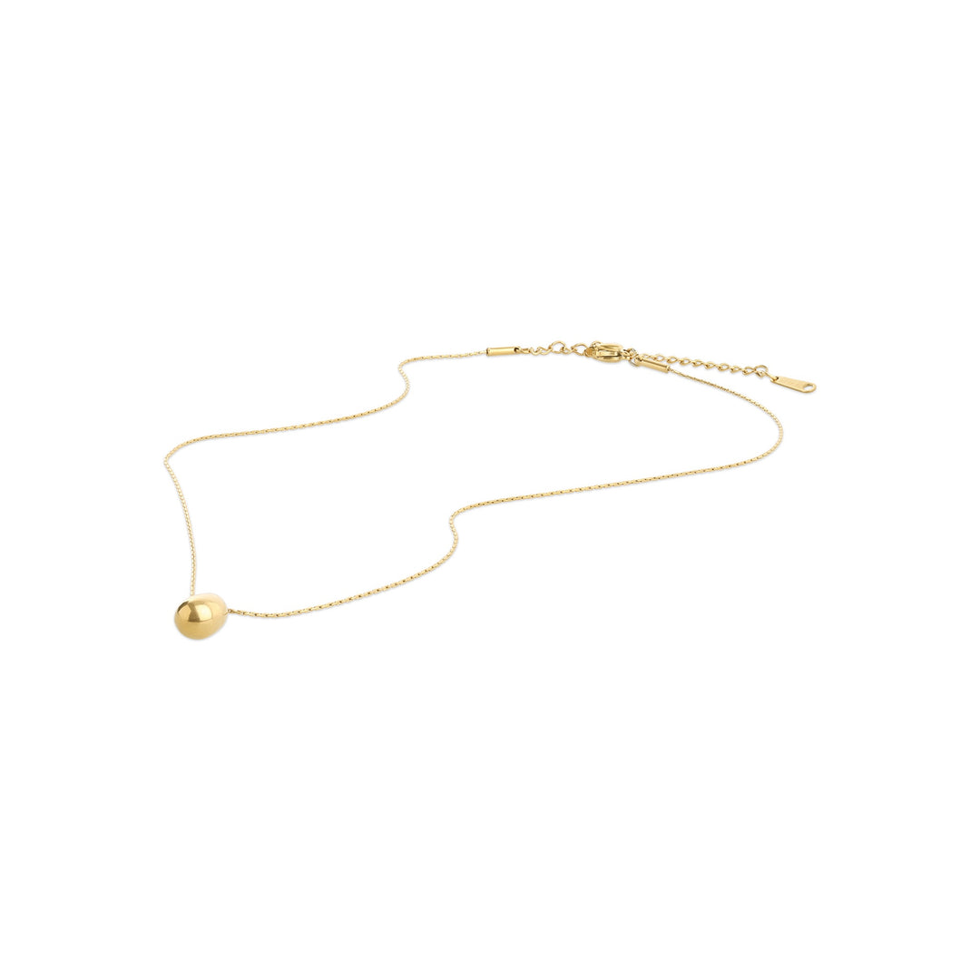Lemoni – drop necklace in stainless steel, gold | Timi of Sweden