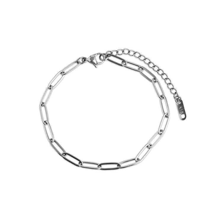 Eira – bracelet maille en acier inoxydable, argent | Timi of Sweden