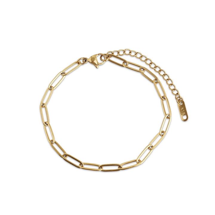 Eira – bracelet maille en acier inoxydable, or | Timi of Sweden