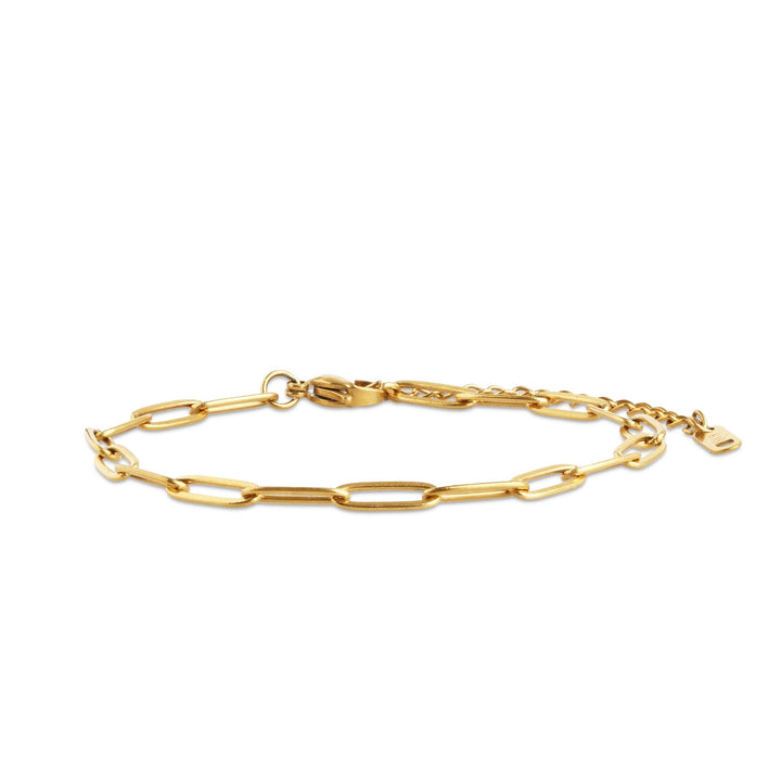 Eira – bracelet maille en acier inoxydable, or | Timi of Sweden