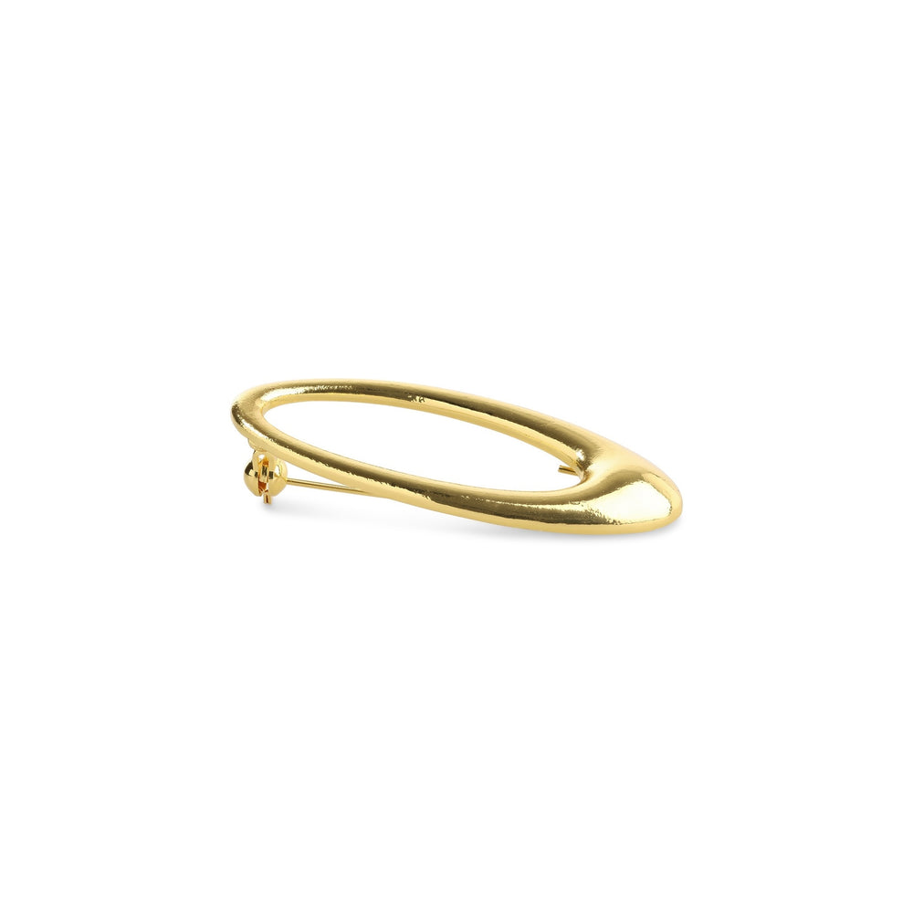 Illiona – broche épurée, or | Timi of Sweden