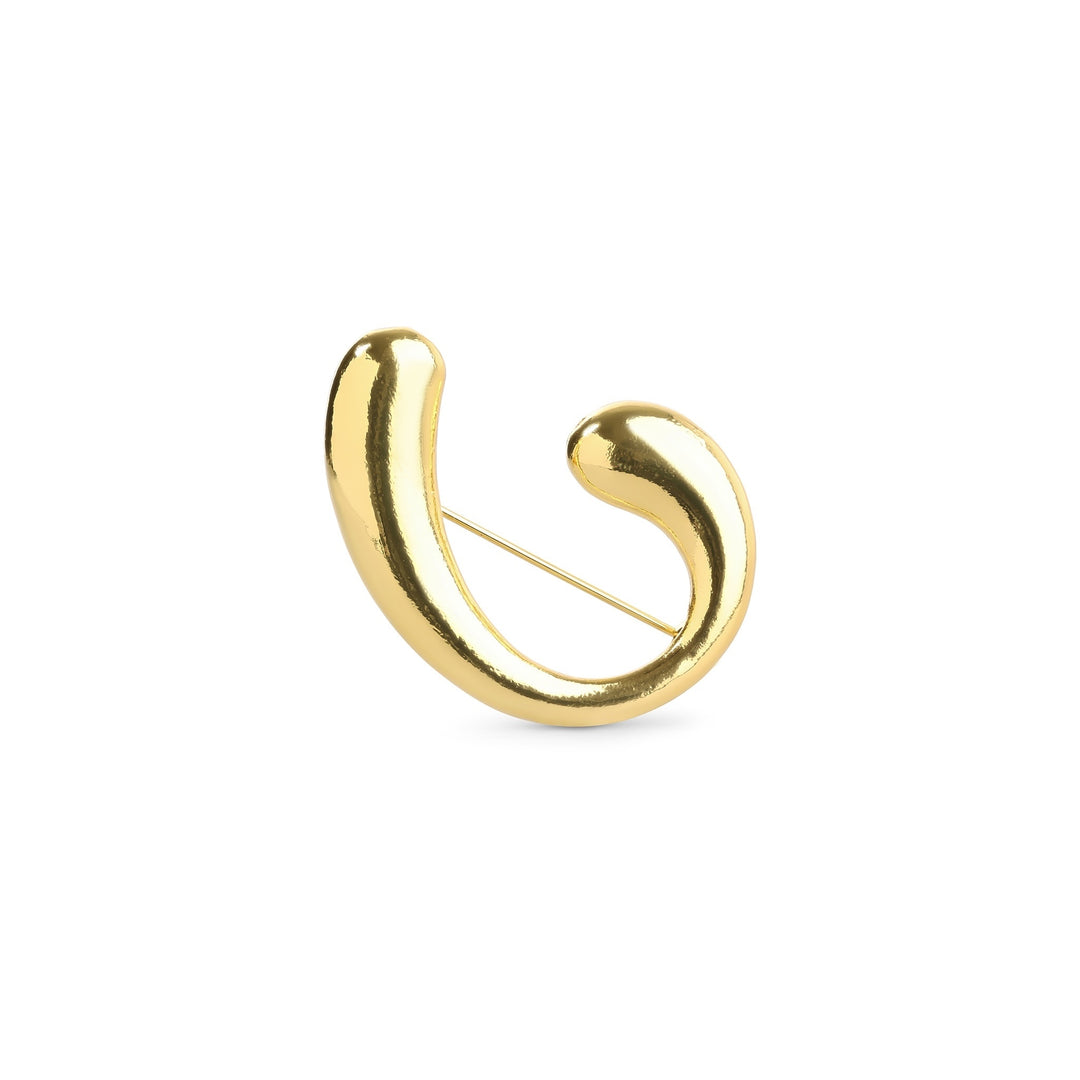 Novelia – broche sculpturale, or | Timi of Sweden